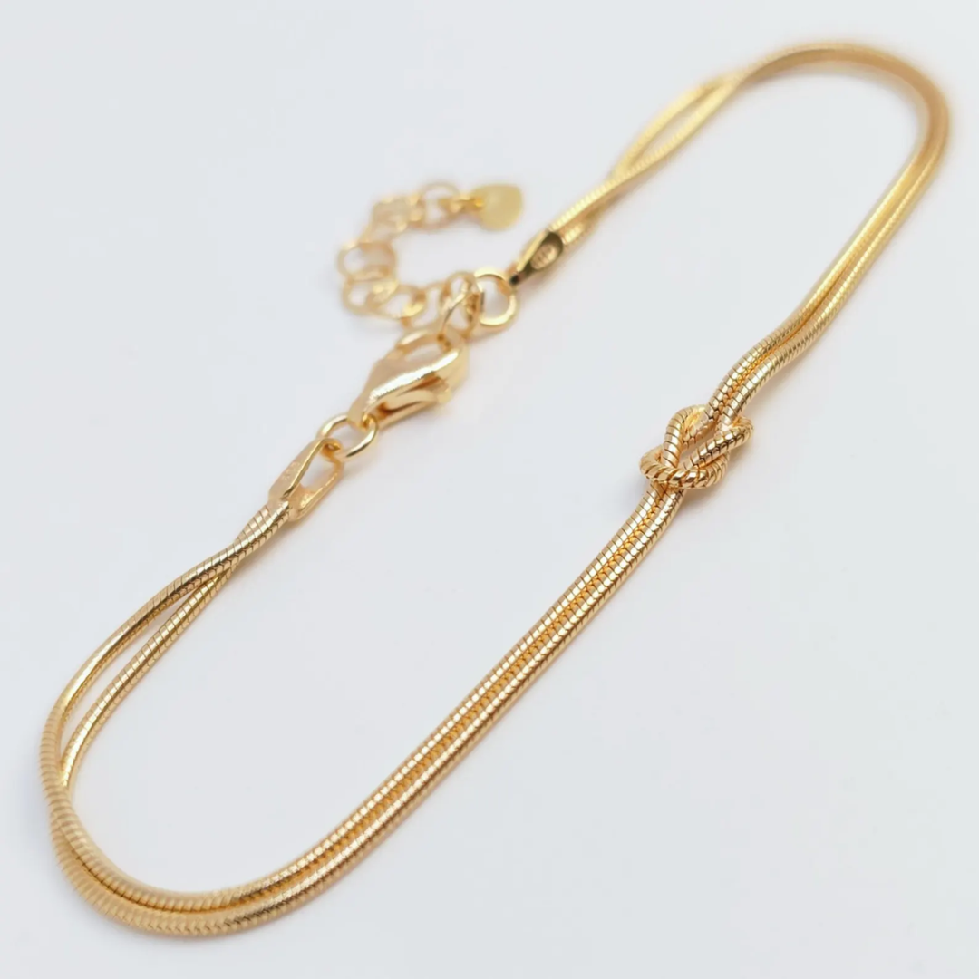 Eternal Knot Bracelet | Stöd Bröstcancer