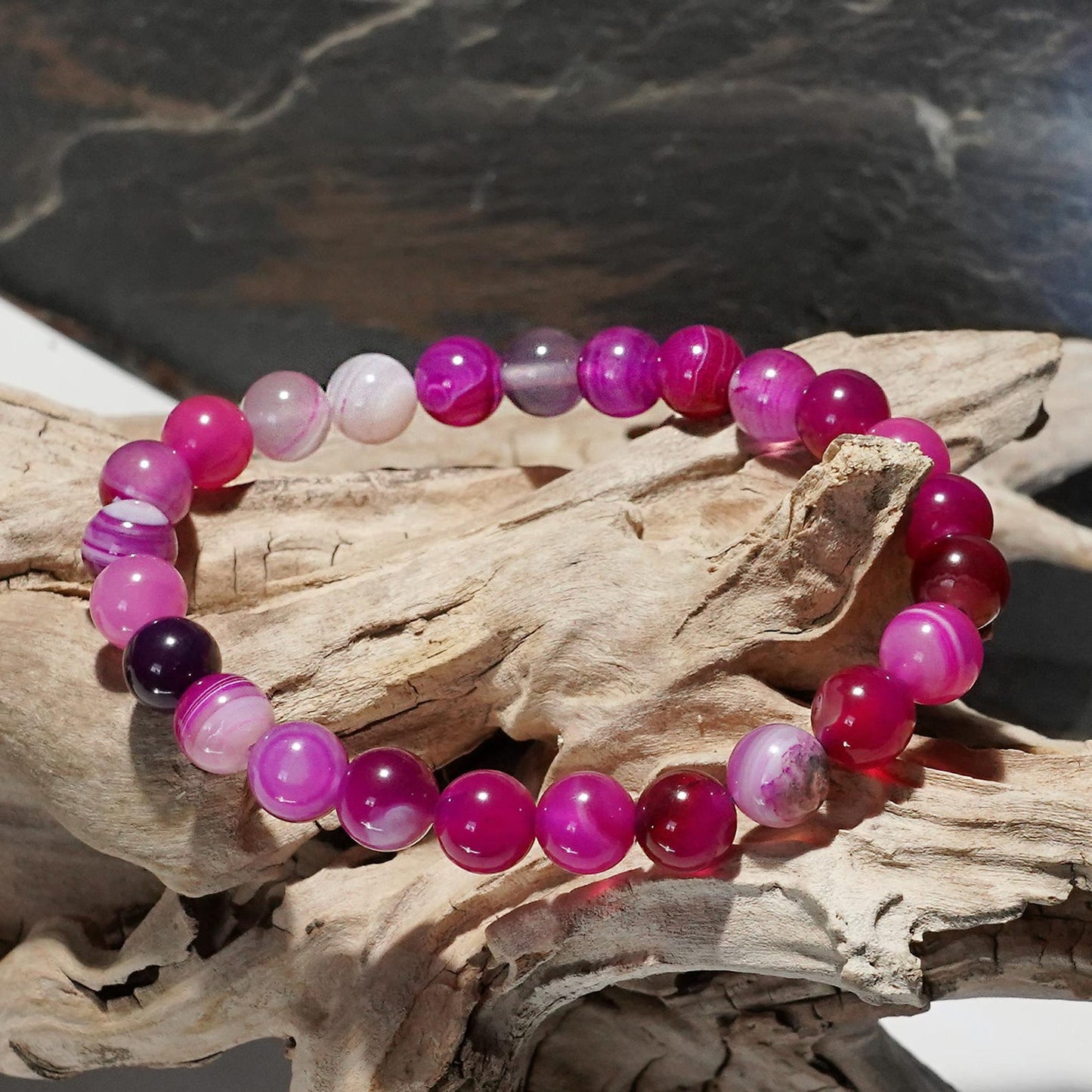 Agate Bracelet | Stöd Bröstcancer