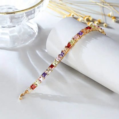 Multicolor Stoned Bracelet | Stöd Bröstcancer