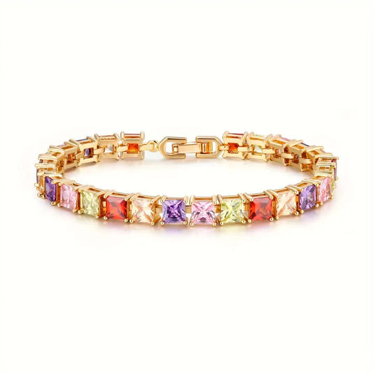 Multicolor Stoned Bracelet | Stöd Bröstcancer