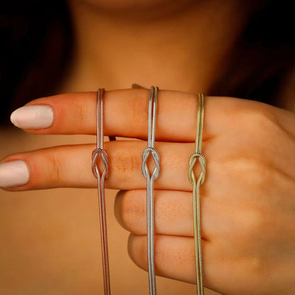 Eternal Knot Bracelet | Stöd Bröstcancer