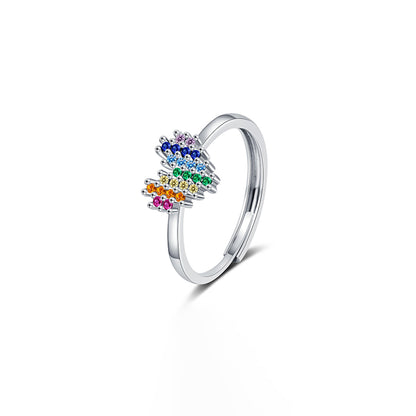 Heart Rainbow Ring | Stöd bröstcancer
