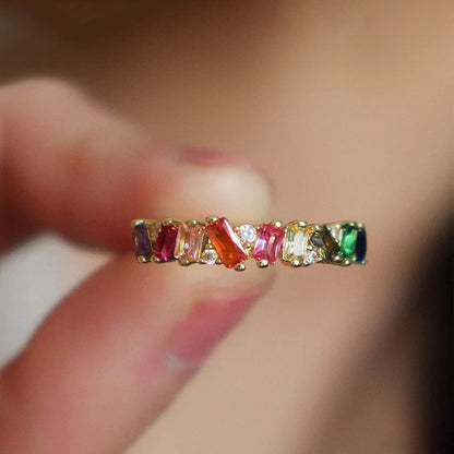 Colorful Crystal Ring | Stöd Bröstcancer