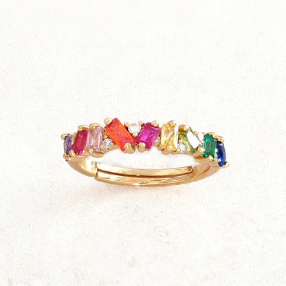 Colorful Crystal Ring | Stöd Bröstcancer