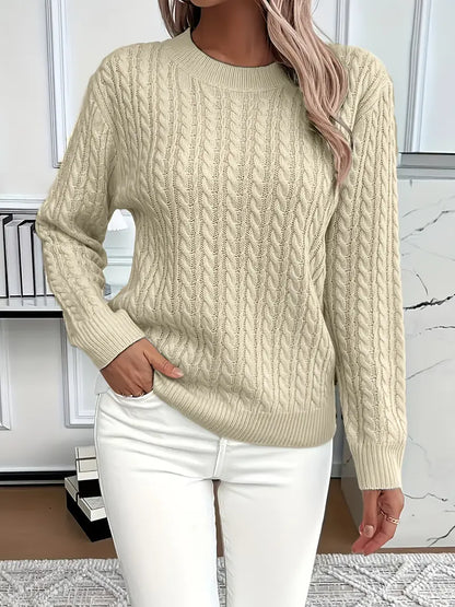 Embossed Patterned Sweater | Stöd Bröstcancer