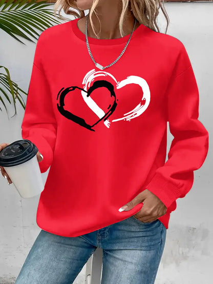 Intertwined Heart Sweatshirt | Stöd bröstcancer